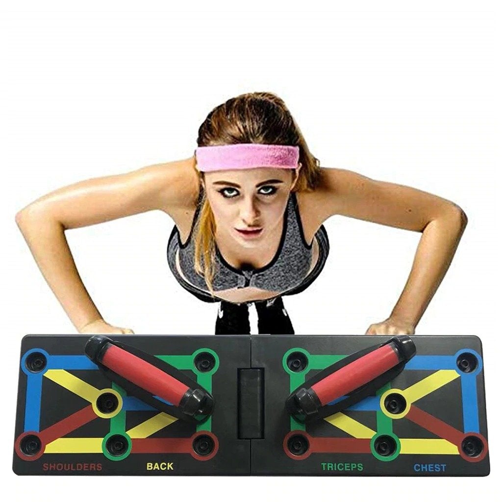 9-in-1 Push Up Board – Home Workout